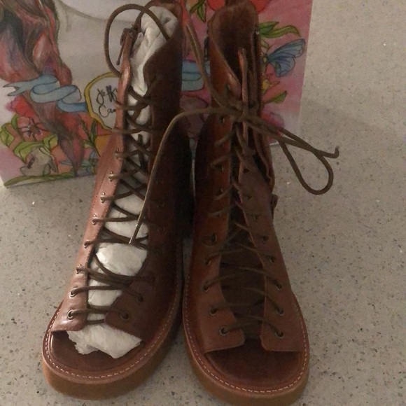 Rare NIB Jeffrey Campbell Corlene Platforms - Picture 6 of 10